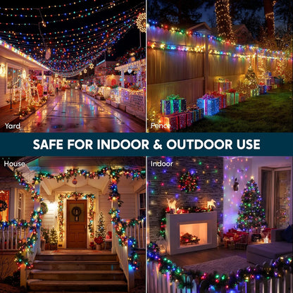 Joiedomi 600 LED String Lights – Thoughtful Housewarming Gift for Her with 8 Modes, Timer and Decorative Gift-Ready Reel