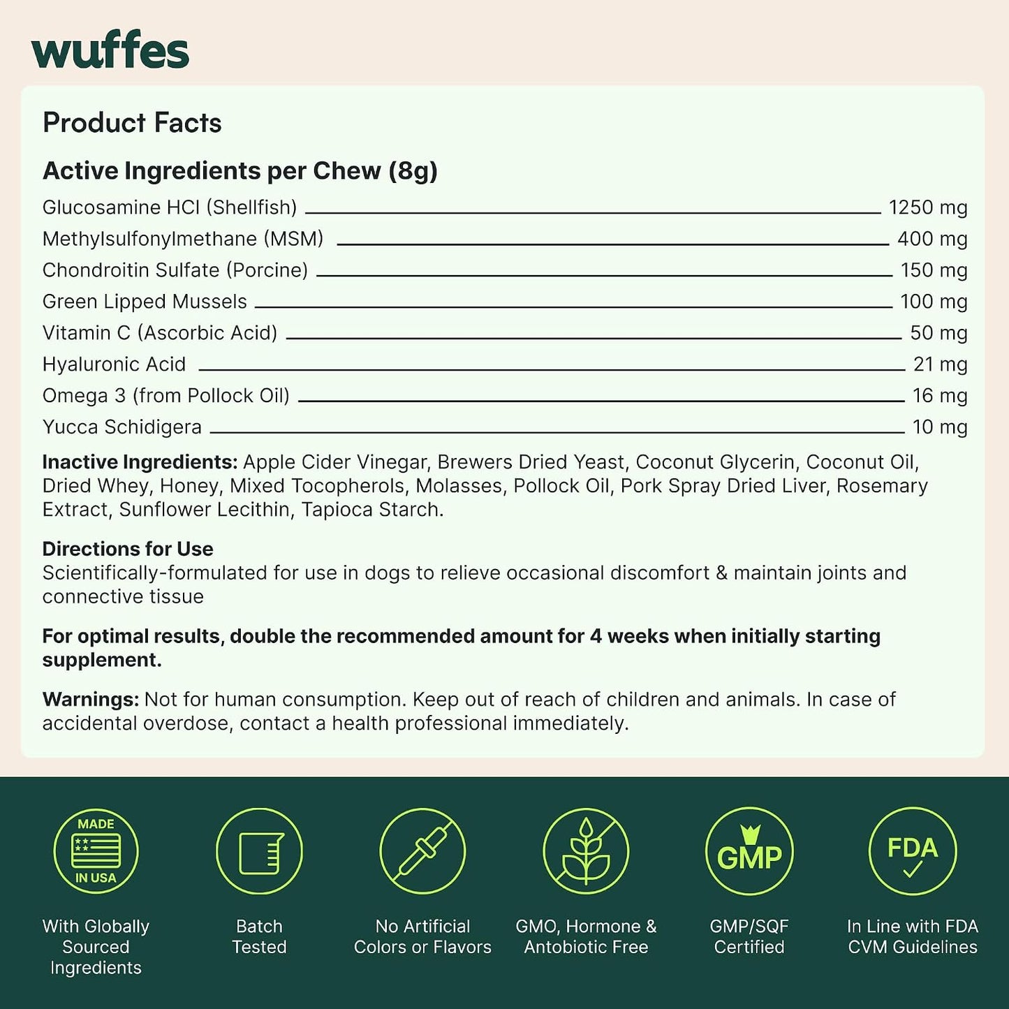 Joint Care Chews for Giant Breeds – Morning Routine Supplement for Stiff Senior Dogs