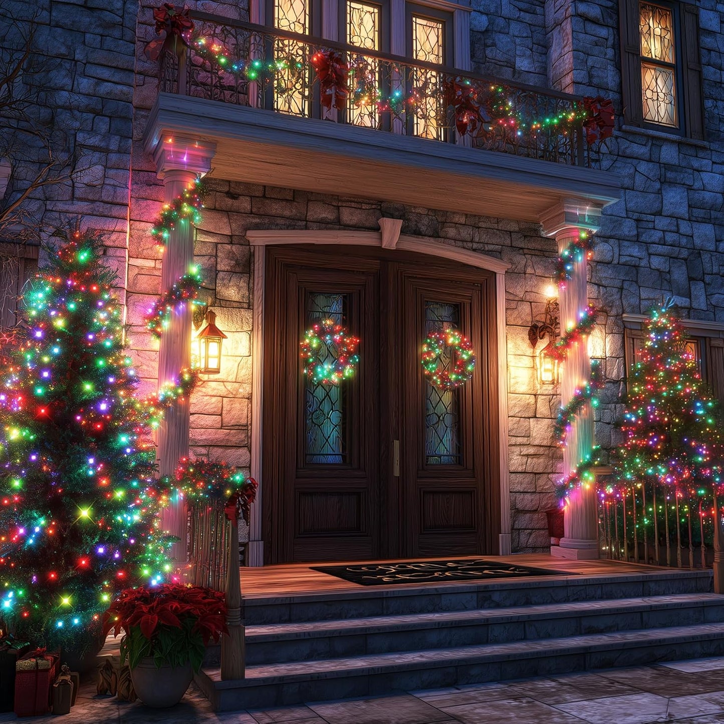 Joomer 66FT 200 LED Color Changing Fairy Lights with Night Light Mode and 12 Dynamic Modes for Aesthetic Home Lighting