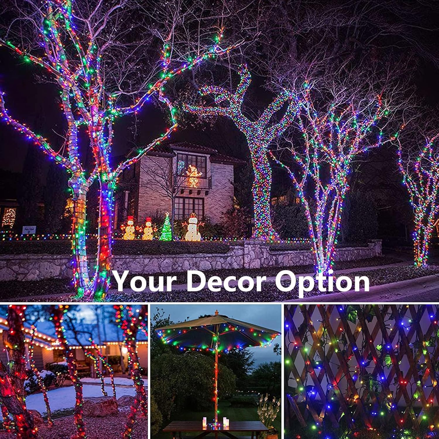 Joomer Solar String Lights – Thoughtful Housewarming Gift for New Homeowners and Garden Enthusiasts with 8 Lighting Modes