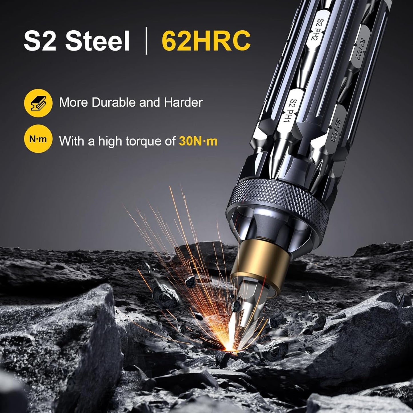JOREST 19-in-1 Multi Bit Screwdriver Set – Portable Bike Repair Tool for Trail, Shed, and On-the-Go Adjustments