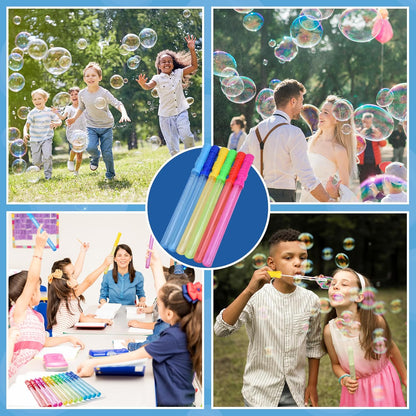 JOYIN 14.6’’ Big Bubble Wands – Fun Easter Basket Stuffer and Birthday Gift for Kids and Grandchildren