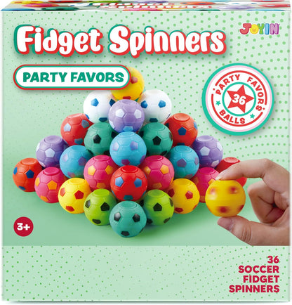 JOYIN Bulk Sport Fidget Spinners – Sensory Focus Aids for Classroom Prize Distribution & Learning
