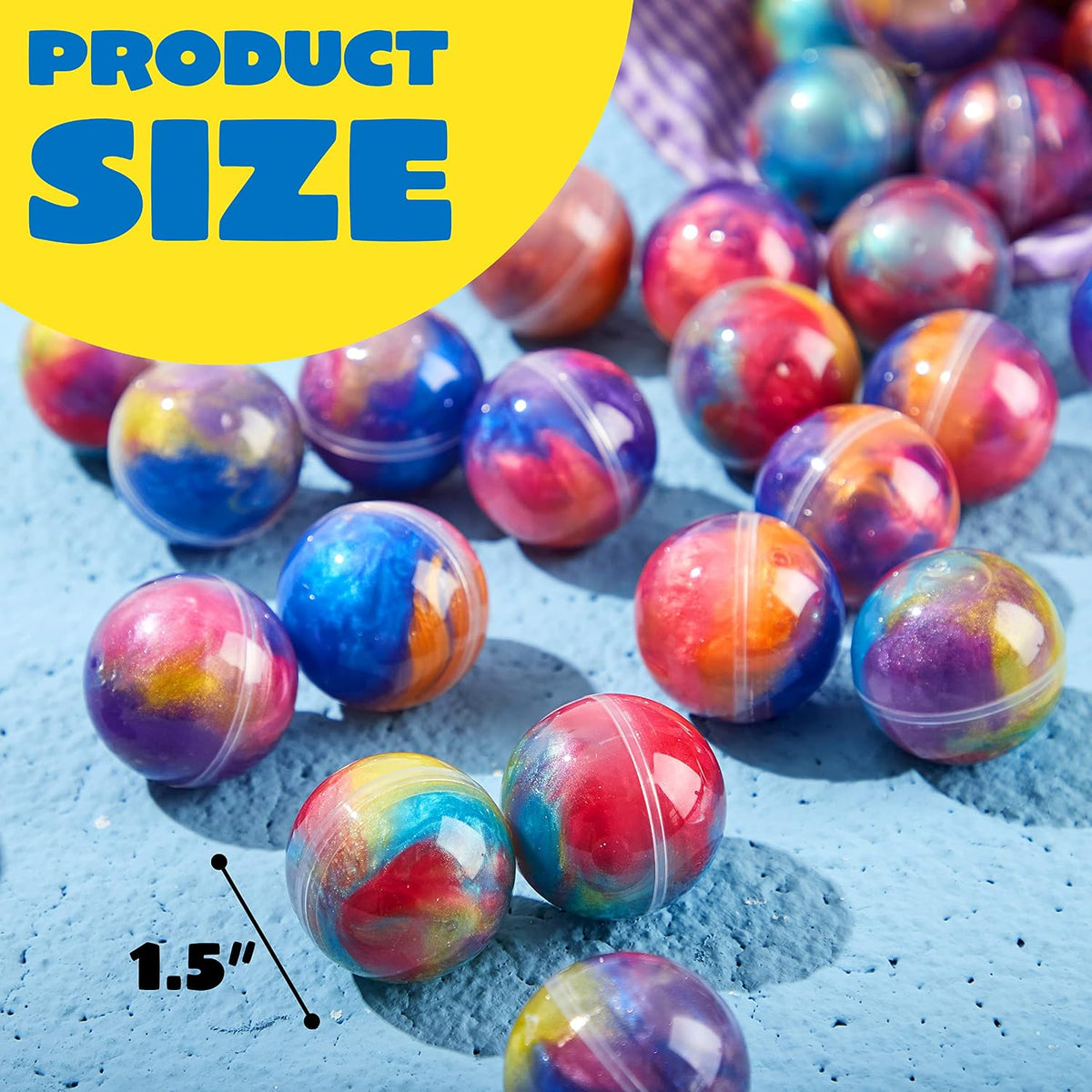 JOYIN Galaxy Slime Ball 24 Pack - Non-Toxic Certified Safe Slime for Kids' Rooms, Nursery Play, and Unsupervised Playtime