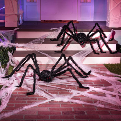 JOYIN Poseable Spider Decor – 5 Foot Halloween Statement Piece for Modern Home and Themed Interior Spaces