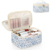 Relavel Travel Makeup Bag – Gym Bag Toiletry Holder, Spill-Proof Cosmetic Organizer for Active Days