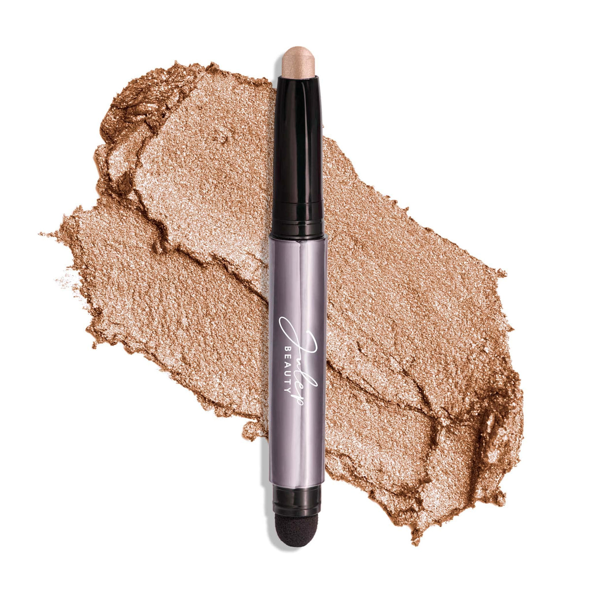Julep Eyeshadow 101 Cream-to-Powder Waterproof Shadow Stick – Sand Shimmer – Long-Lasting, Crease-Proof, Champagne Toned Shimmer Cream Eyeshadow with Built-in Smudger