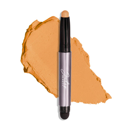 Julep Eyeshadow 101 Cream-to-Powder Waterproof Shadow Stick – Marigold Matte – Long-Lasting, Crease-Proof, Warm Golden Undertones Matte Cream Eyeshadow with Built-in Smudger