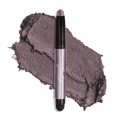 Julep Eyeshadow 101 Cream-to-Powder Waterproof Shadow Stick – Smoky Amethyst Shimmer – Long-Lasting, Crease-Proof, Rich Purple Shimmer Cream Eyeshadow with Built-in Smudger