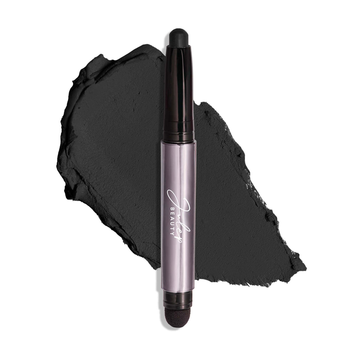 Julep Eyeshadow 101 Cream-to-Powder Waterproof Shadow Stick – Onyx Black Matte – Long-Lasting, Crease-Proof, Smooth Jet-Black Matte Cream Eyeshadow with Built-in Smudger