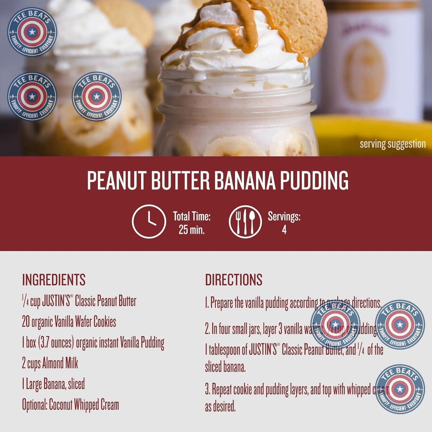 Justin’s No-Stir Peanut Butter Creamy – Premium Holiday Gift Basket Staple for Foodie Friends