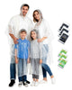 Kids Clear 3pcs + Adults Clear 3pcs - One Size
