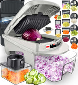 Mueller Pro-Series 12-in-1 Slicer for Consolidating Kitchen Tools and Cabinets