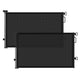 Black - 34" Tall x 55" Wide (2Pack)