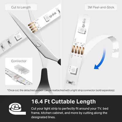 Kasa Smart LED Light Strip – Nursery Night Light with Schedule, Cool-to-Touch LED for Child Safety