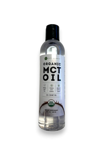 Kate Naturals MCT Oil – Thoughtful Wellness Gift for Her, Organic C8 C10 for Coffee and Self-Care