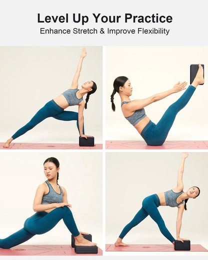 KEEP Yoga Block Pair – Evening Wind-Down Aid for Floor Stretches and Meditation Seating