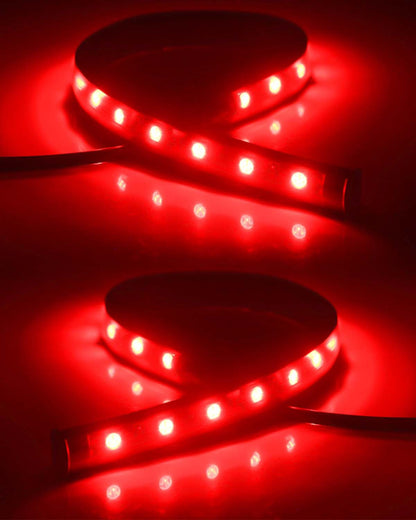 Keiurot 12V LED Light Strip – Family-Friendly Interior Footwell & Cargo Accent, Cool-Touch 4-Pack