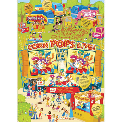 Kellogg's Corn Pops Cereal – Nostalgic Snack-Gift Box for the Kid-at-Heart, Giant 22.6 oz