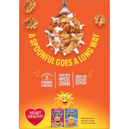Kellogg's Frosted Bran Cereal – Portable Post-Workout Snack for the Gym, No Refrigeration