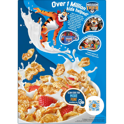 Kellogg's Frosted Flakes Cereal, Giant 28.5 oz Nostalgic Birthday Gift Box for Families and Tony the Tiger Fans