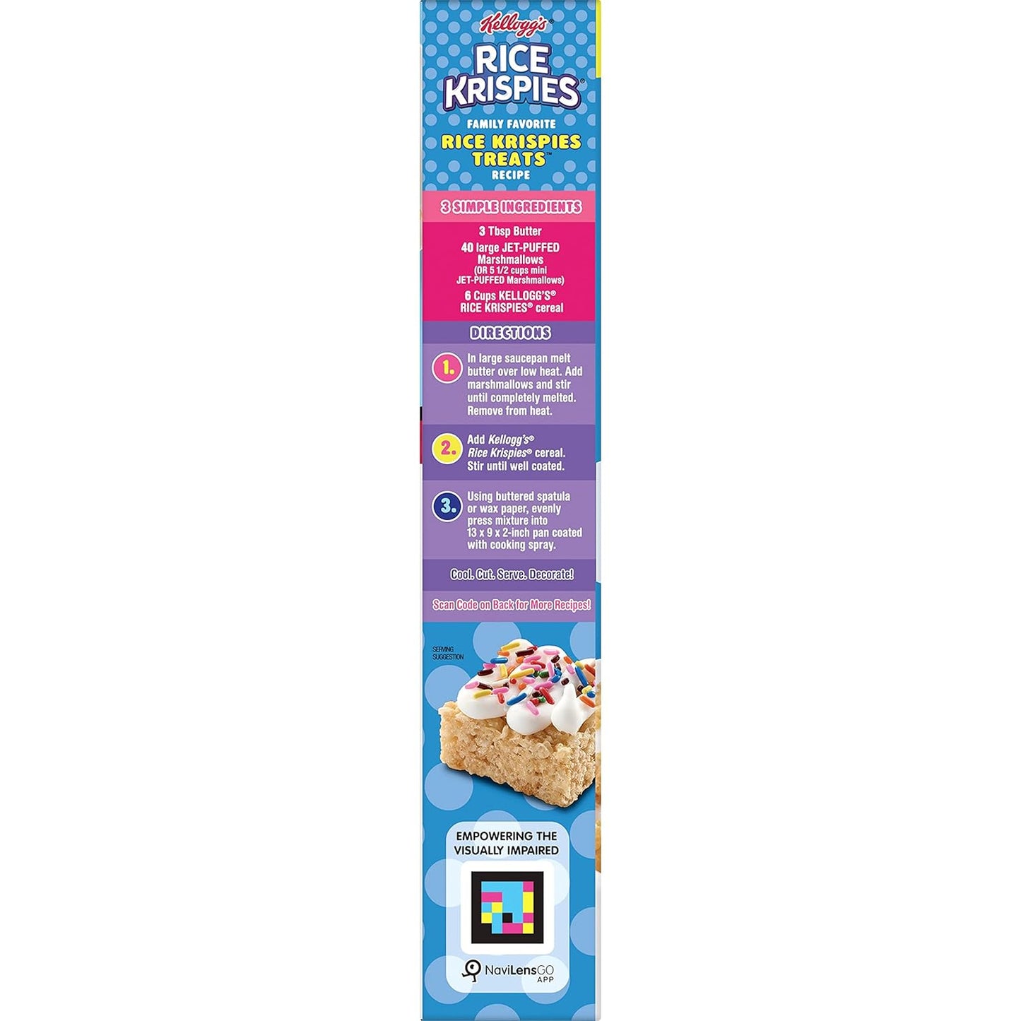 Kellogg's Rice Krispies Cereal – Fortified Low-Sugar Cereal for the Breakfast Nook, 8 Vitamins and Minerals