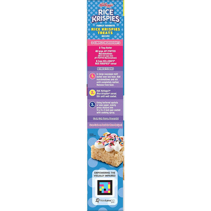 Kellogg's Rice Krispies Cereal – Fortified Low-Sugar Cereal for the Breakfast Nook, 8 Vitamins and Minerals