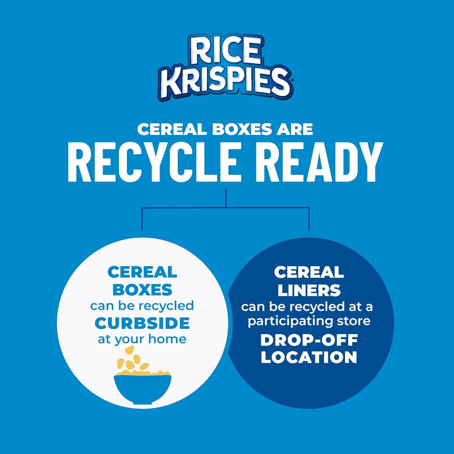 Kellogg's Rice Krispies Cereal – Kosher Pareve Gluten-Free Cereal for Comfort-Focused Diets, 24oz