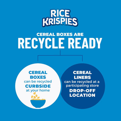 Kellogg's Rice Krispies Cereal – Kosher Pareve Gluten-Free Cereal for Comfort-Focused Diets, 24oz