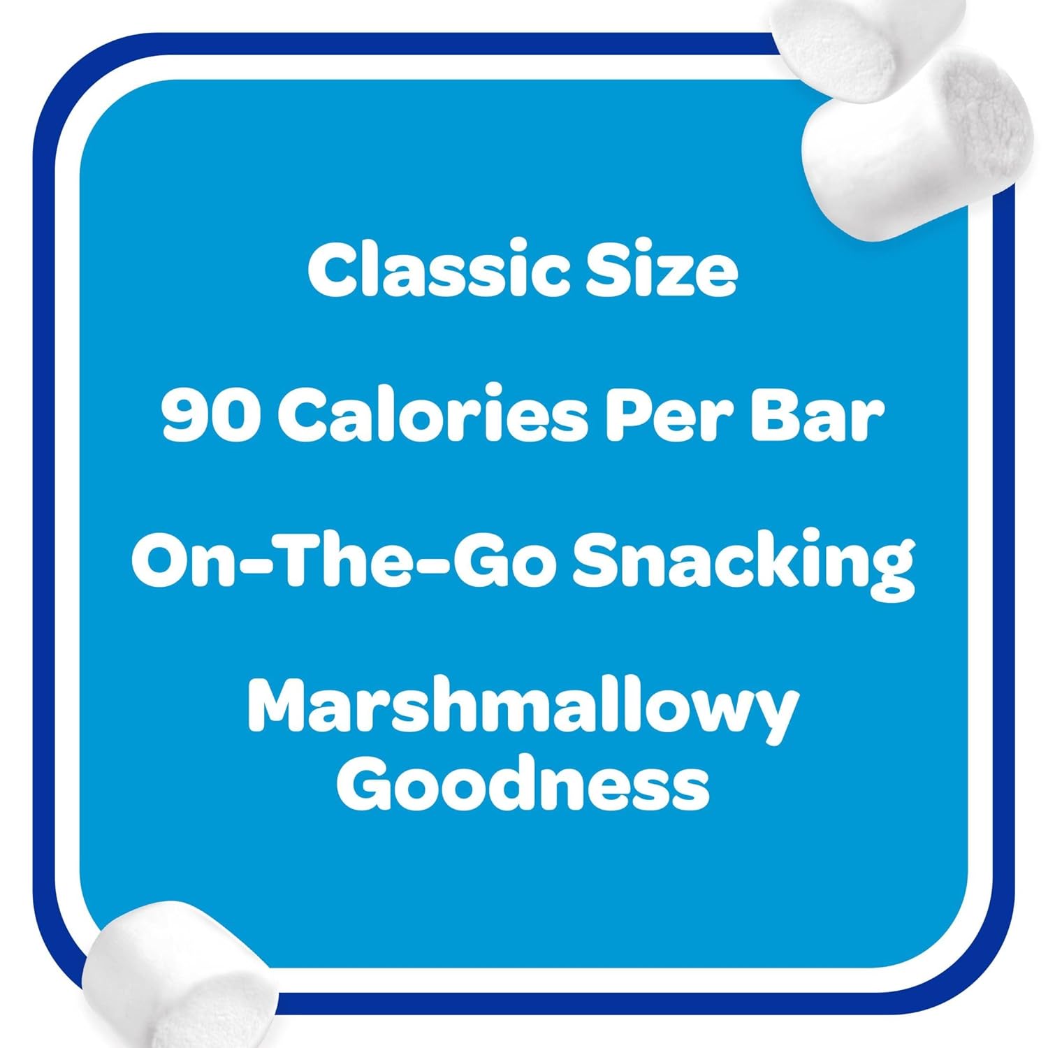 Kellogg's Rice Krispies Treats Crispy Marshmallow Squares – Lunchbox Snack for Kids, Pre-Portioned 12.4oz Box of 16 Bars