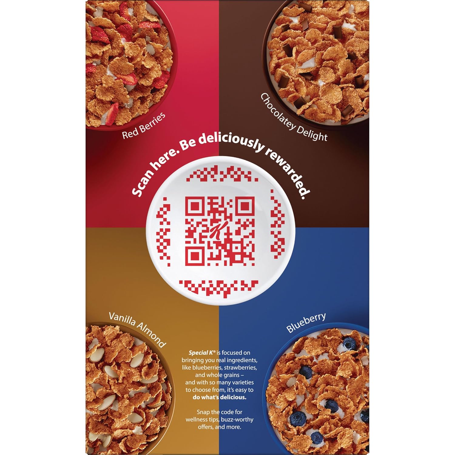 Kellogg's Special K Original Cereal – Clean-Pantry Breakfast Staple, Simple Ingredients with No Artificial Additives, 12oz Box