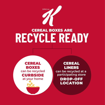 Kellogg's Special K Red Berries Cereal – 11 Vitamins and Minerals Breakfast for Health-Conscious Adults, Family Size Pack