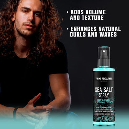 kelp and red algae extract for authentic surfer hair feel