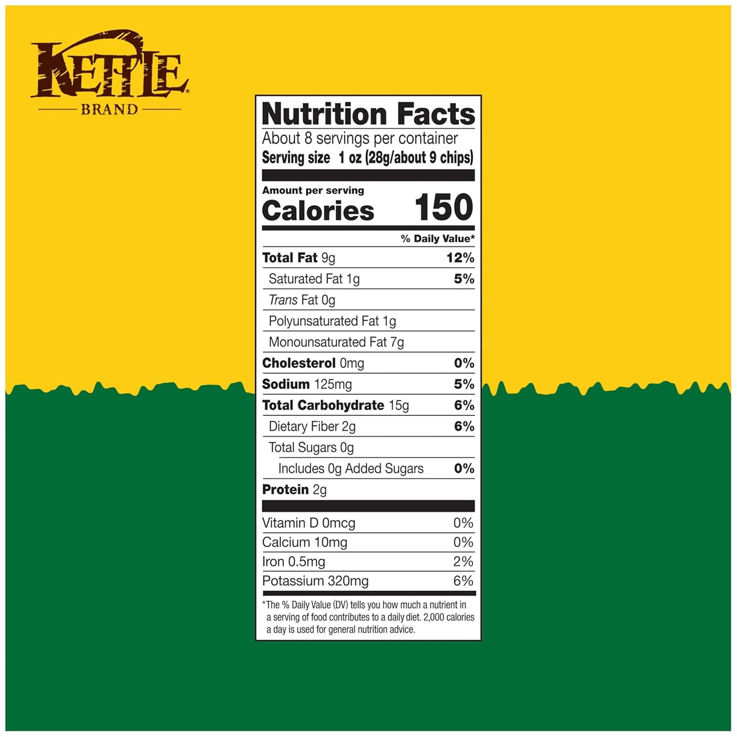 Kettle Brand Potato Chips Krinkle Cut Truffle and Sea Salt, 7.5 Oz – Durable Kettle Chips for Patio Dining and Tailgates