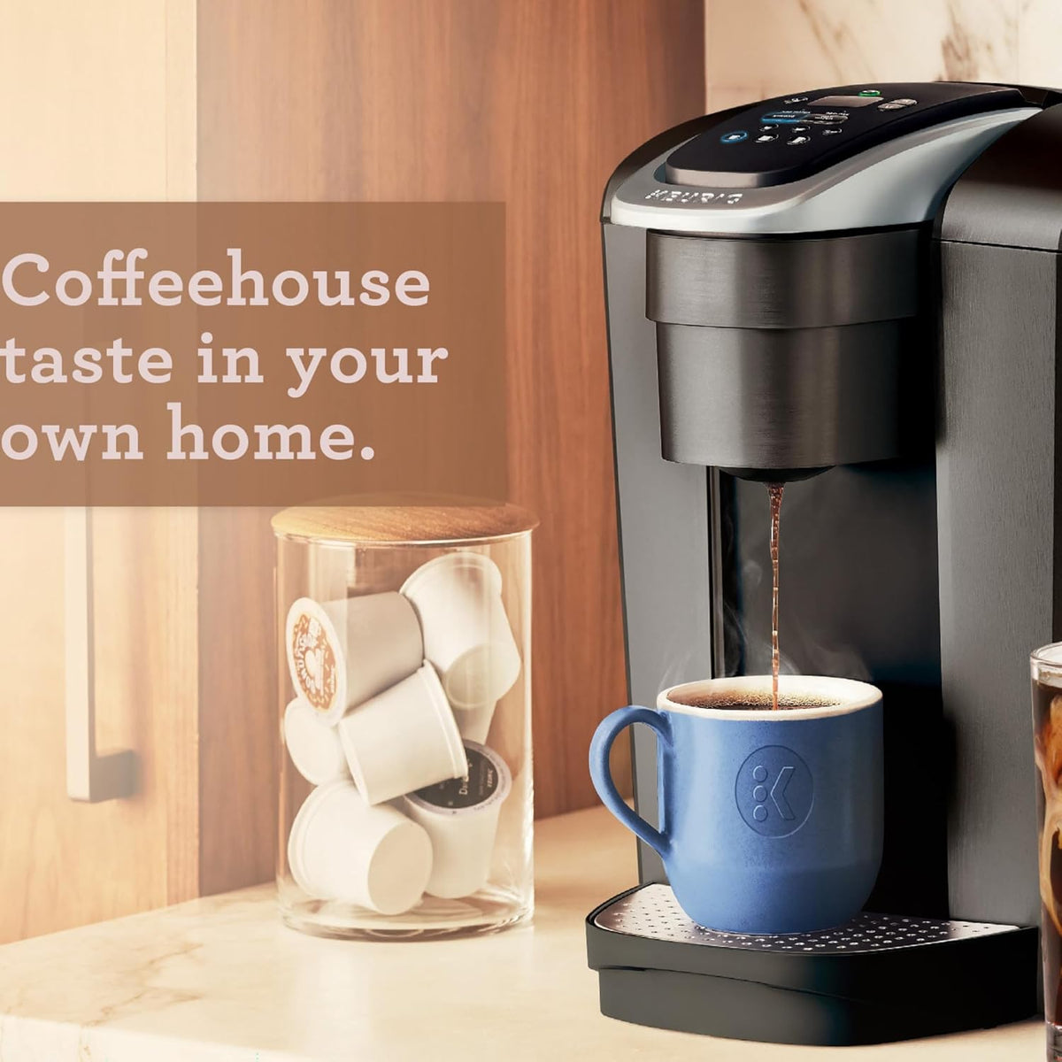 Keurig K-Elite Hot and Iced Coffee Maker – Contemporary Statement Piece for Scandinavian Interiors