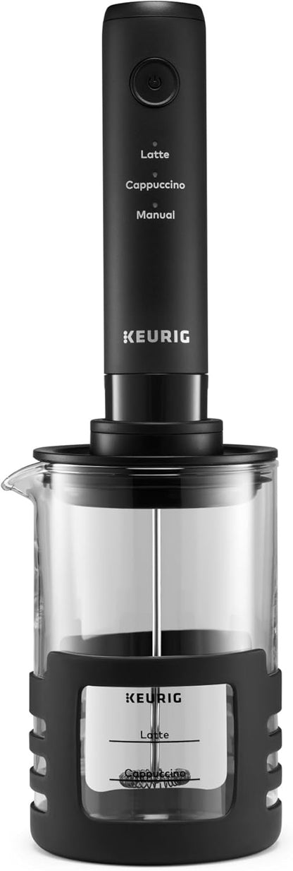 Keurig SimpleCafe Frother – Streamlined Coffee Bar Addition, Minimalist USB Rechargeable Frother for Lattes