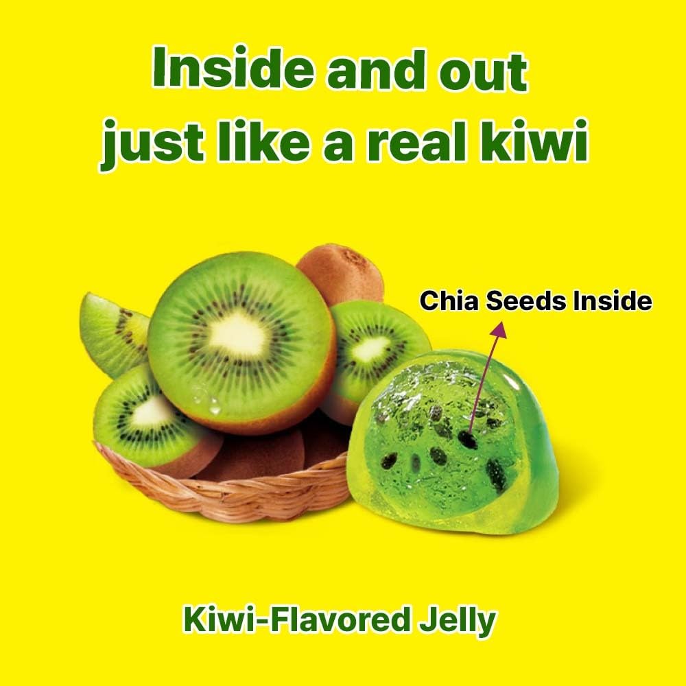 Kidsmania Korean Fruit Jelly Candy – Portable Single-Serve Snack for Travel Carry-On and Commute Bags