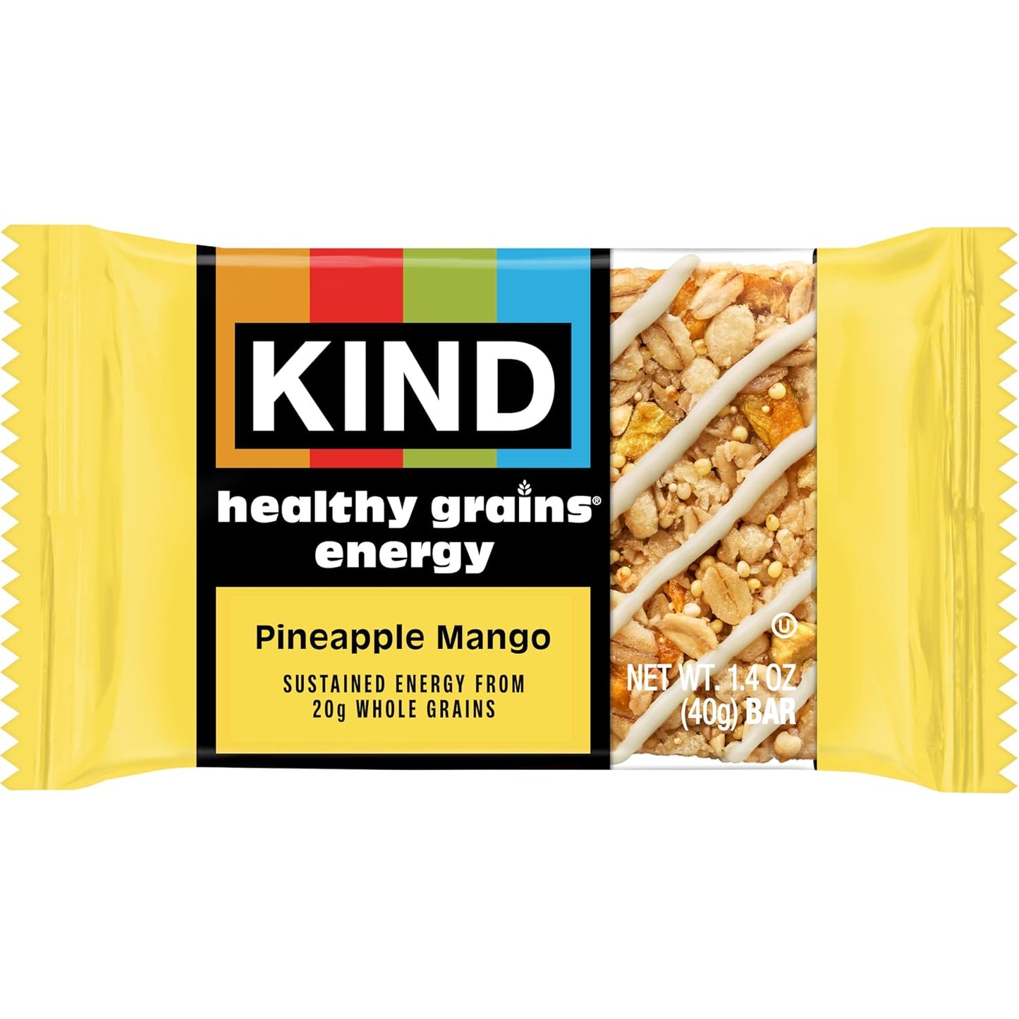KIND Healthy Grains Bars – Hiking Backpack Fuel with 20g Whole Grains, Real Fruit and No Sugar Crash
