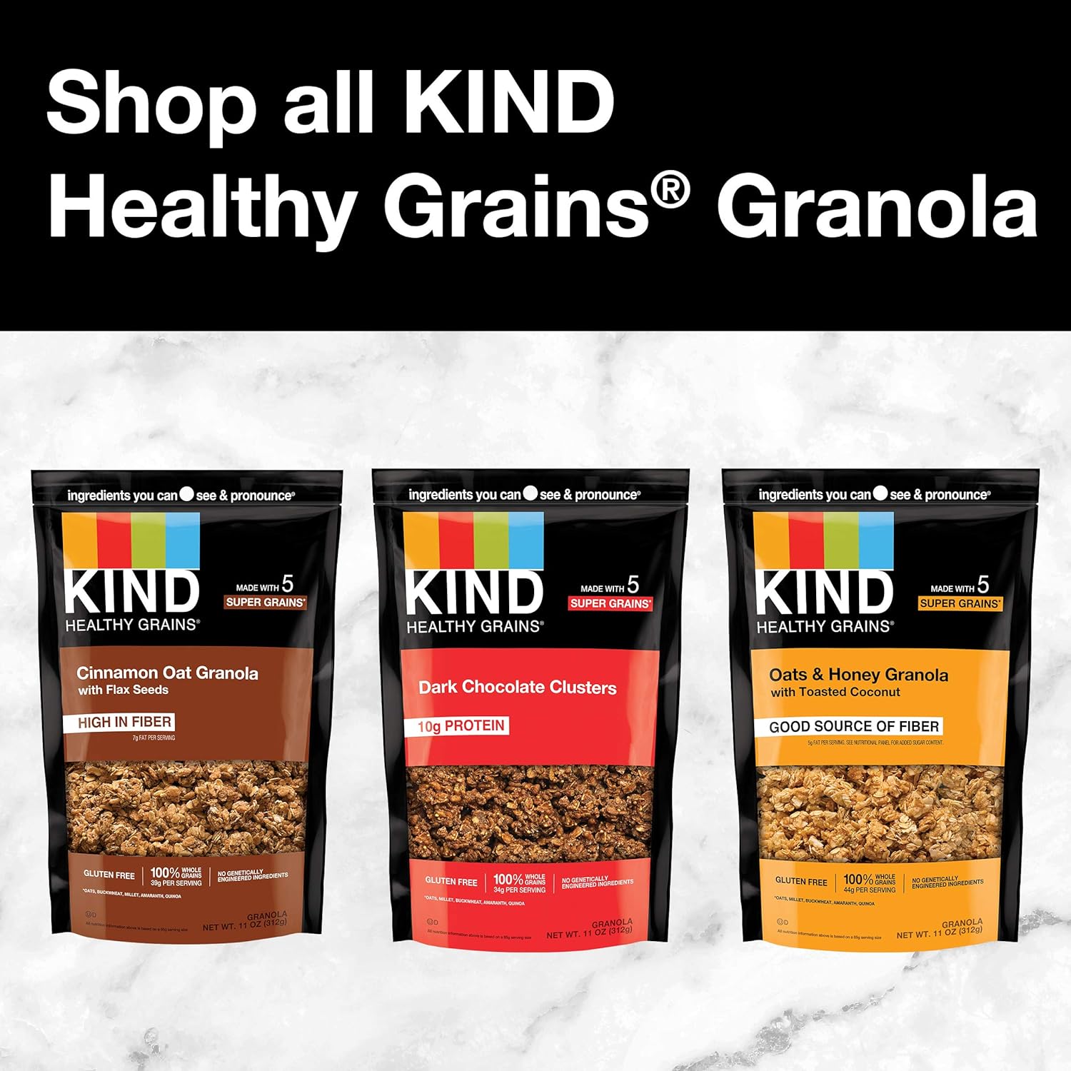 KIND Healthy Grains Peanut Butter Granola – Trail-Friendly Snack for Hiking Days