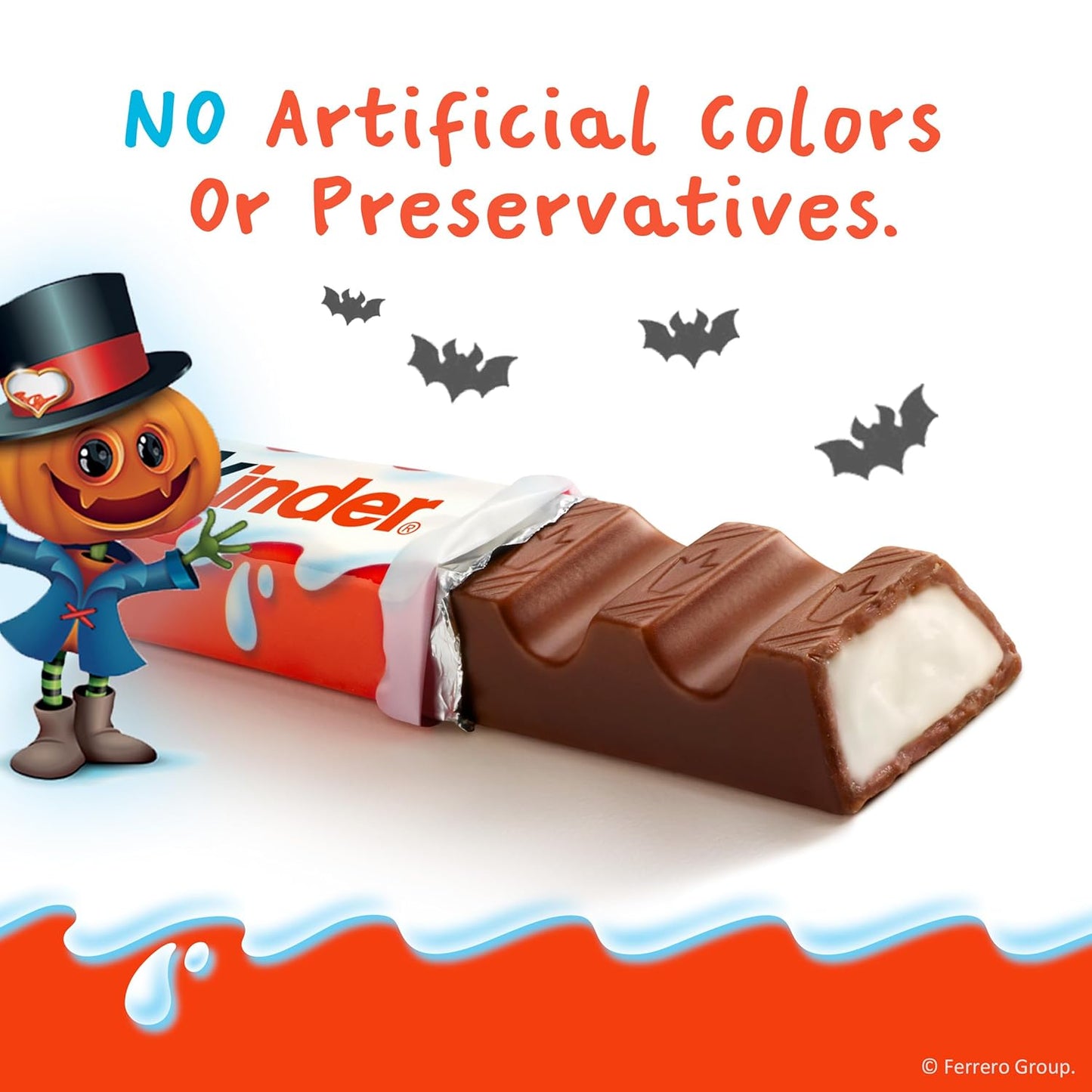 Kinder Chocolate Snack Size Bars – Individually Wrapped Milk Chocolate Stocking Stuffers, Party Favors, and Grab-and-Go Gifts, 20 Count, 8.8 oz