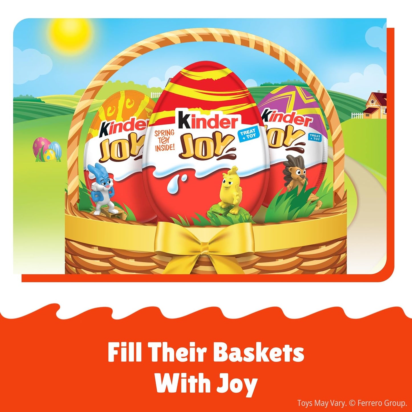 Kinder Joy Eggs Treat Plus Toy – Fun Stocking Stuffer for Kids, 15 Individually Wrapped Chocolatey Eggs