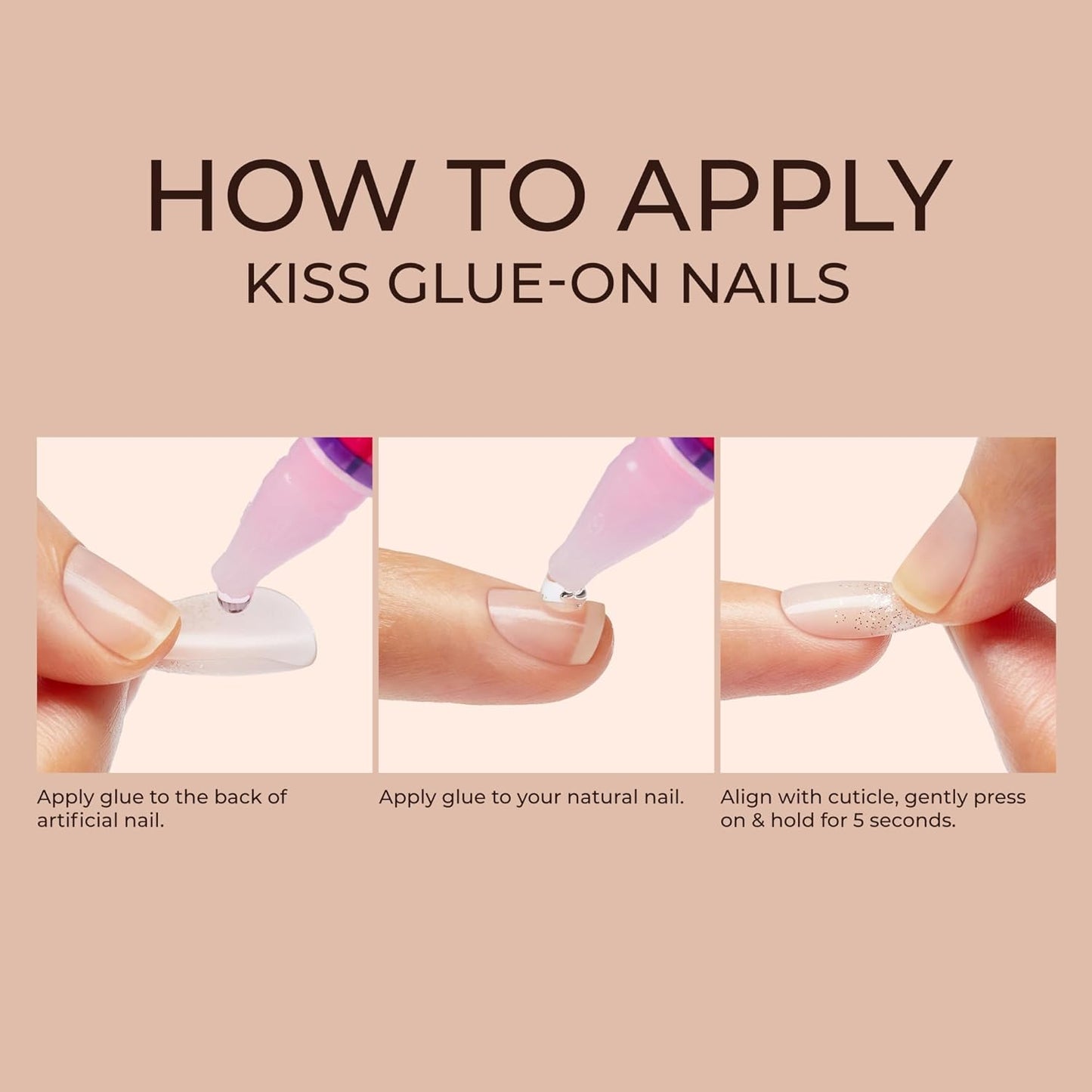 KISS Classy Press On Nails 'Dashing' – Five-Minute Office-Ready Manicure for Busy Work-From-Home Days
