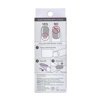 KISS imPRESS No Glue French Press On Nails – Premium Coffin Manicure for Elevated At-Home Beauty Rituals