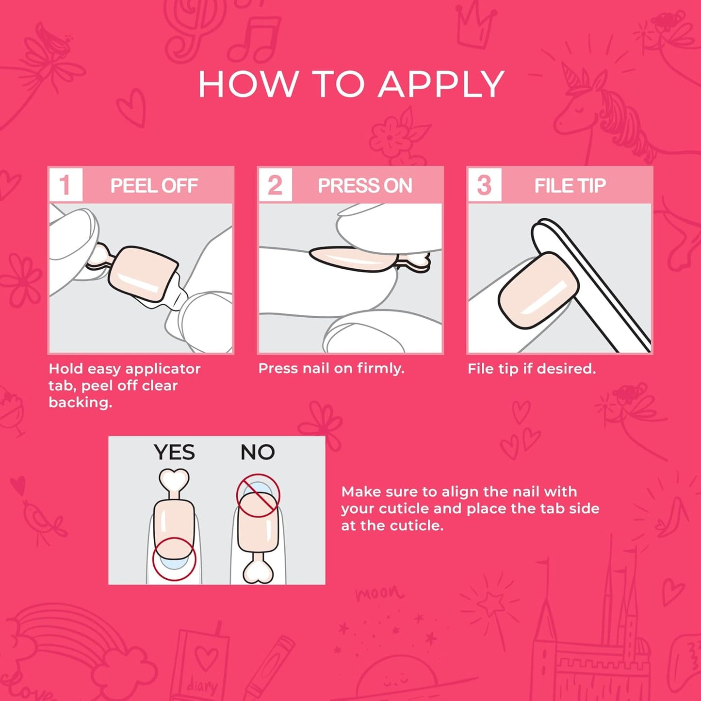 KISS imPRESS No Glue Press On Nails for Kids – Safe DIY Manicure Set for Girls Ages 4-12