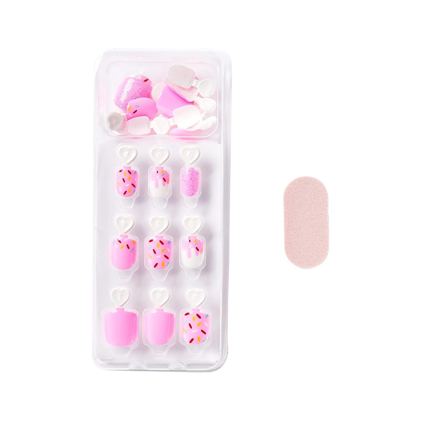 KISS imPRESS No Glue Press On Nails for Kids – Safe DIY Manicure Set for Girls Ages 4-12