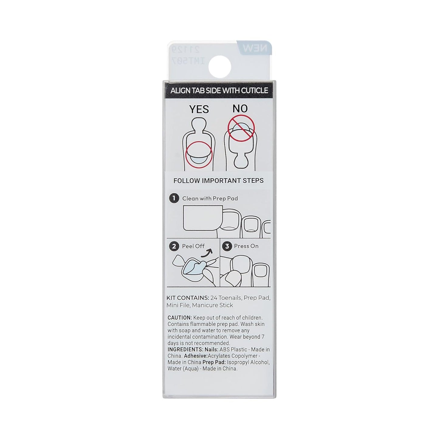 KISS imPRESS Pedicure Press On Toenails – Couture At-Home Pedicure for the Modern Woman's Vanity