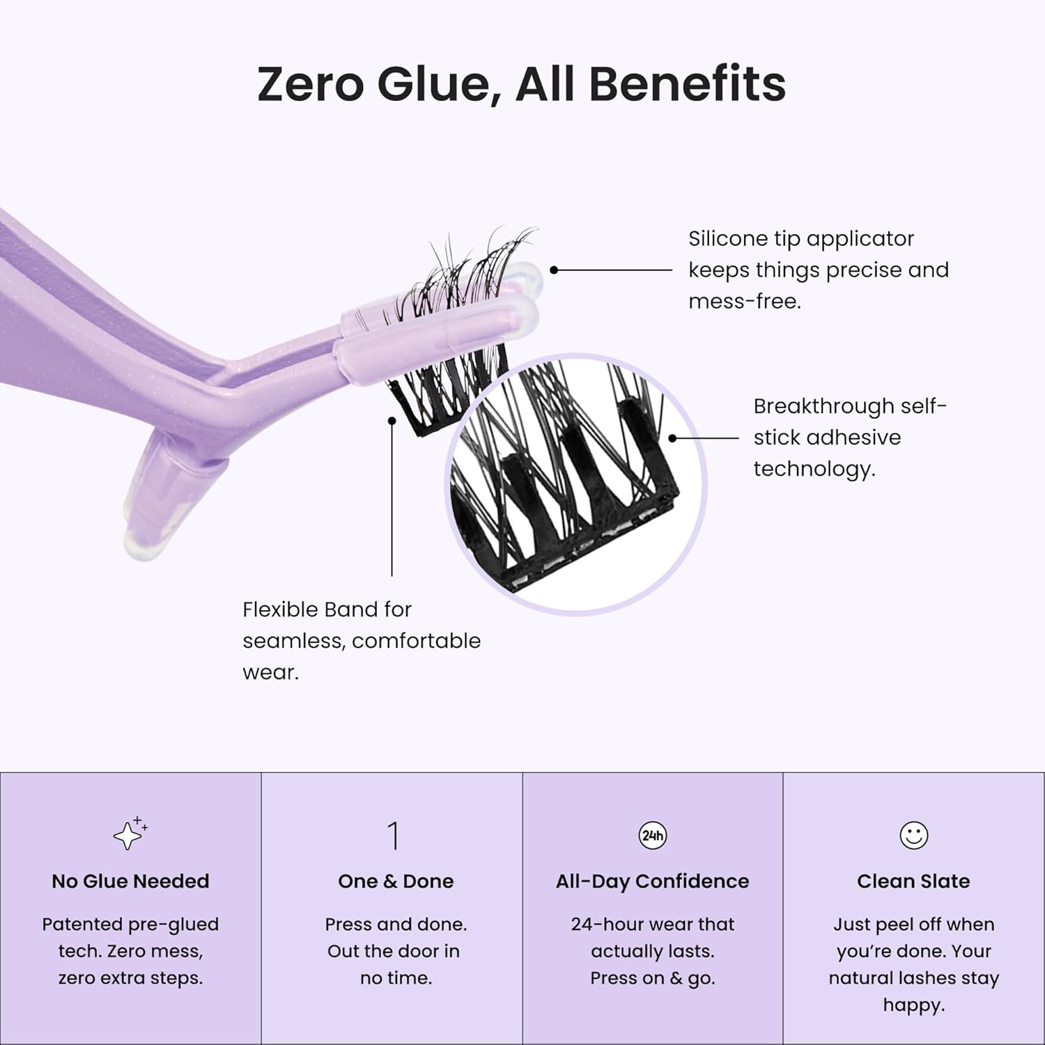 KISS imPRESS Pre-Bonded Press-On Lashes – Ready-to-Gift Makeup Present for Makeup Lovers