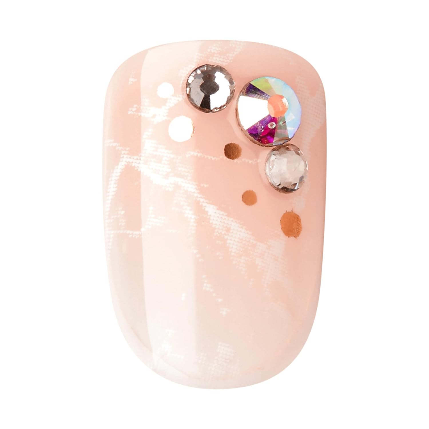 KISS imPRESS Press On Nails – Ready-to-Gift Birthday Surprise for Her, Short Squoval Manicure Kit
