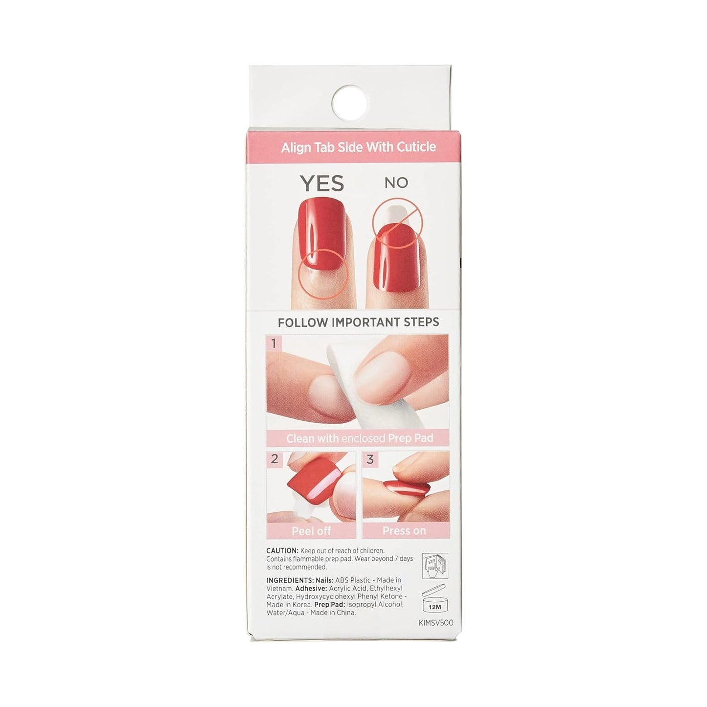 KISS imPRESS Press On Nails – Ready-to-Gift Birthday Surprise for Her, Short Squoval Manicure Kit