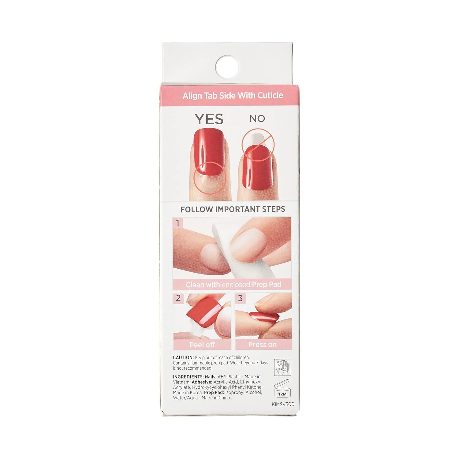 KISS imPRESS Press On Nails – Ready-to-Gift Birthday Surprise for Her, Short Squoval Manicure Kit
